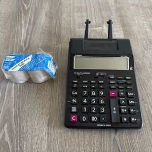 Casio HR-170RC Plus – Mini Desktop Printing Calculator | Taxes & Accounting